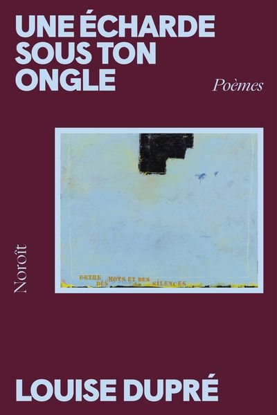 Une écharde sous ton ongle